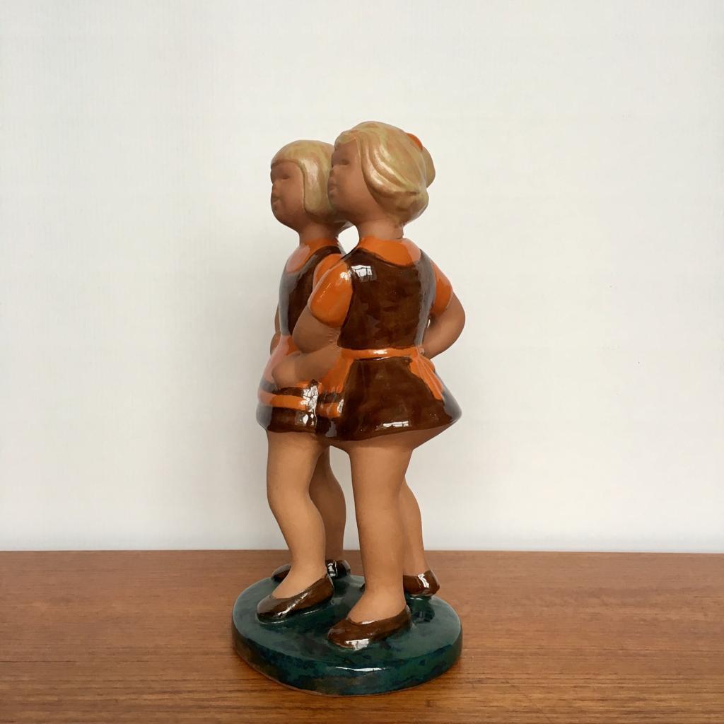 Scandinavian Modern Vintage Swedish Ceramic Figurine 