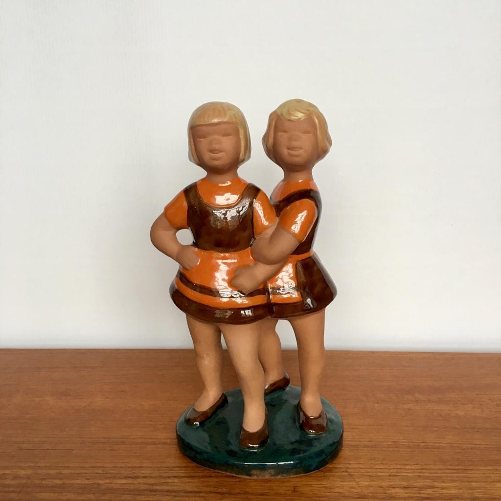 Vintage Swedish Ceramic Figurine 