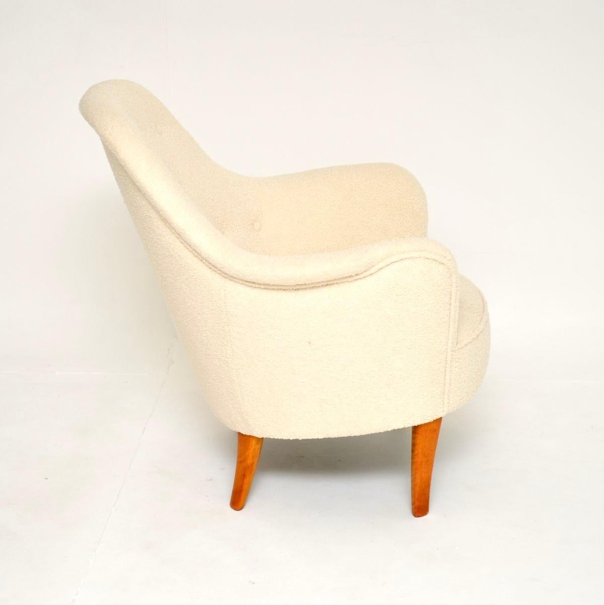 Sillón sueco vintage Cirkus de Carl Malmsten en Bueno estado para la venta en London, GB