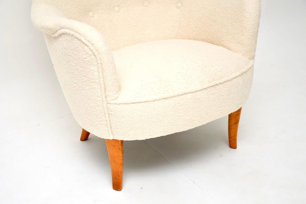 Sillón sueco vintage Cirkus de Carl Malmsten en venta 1