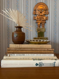 Placa sueca vintage de cobre para monedas