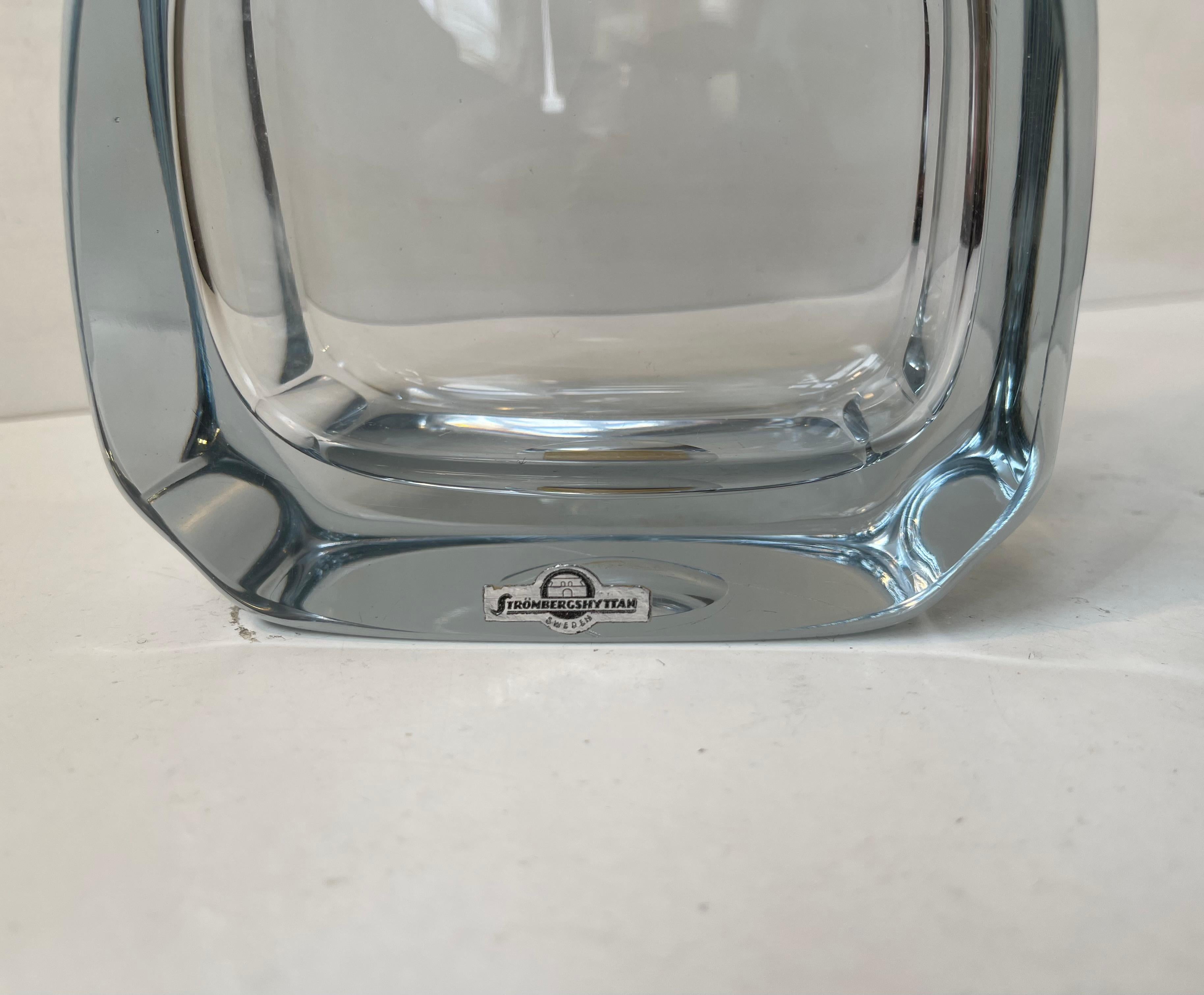Vintage Swedish Crystal Decanter from Strömbergshyttan, 1950s For Sale 4