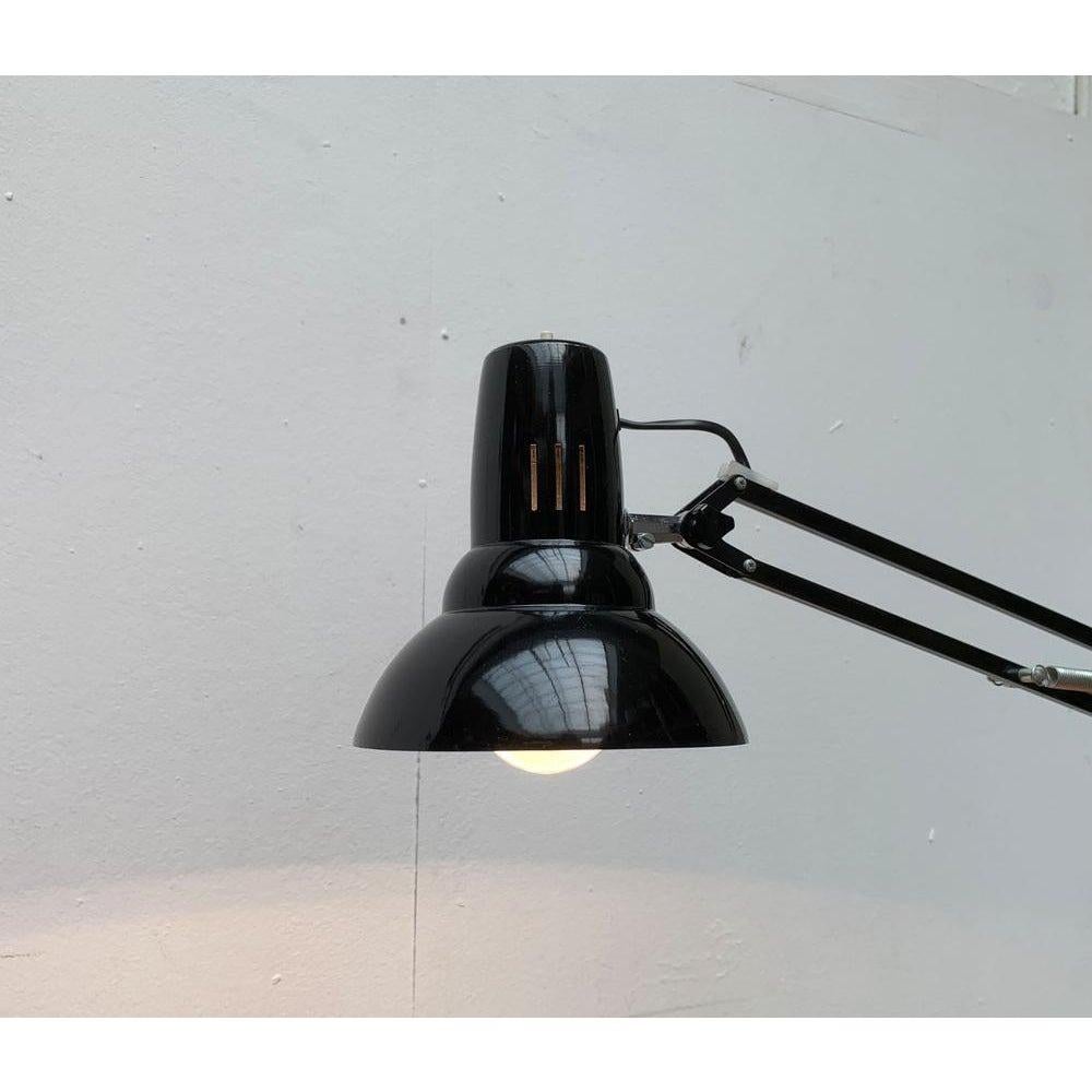 Metal Vintage Swedish Desk Table Lamp from Ledu, 1970s For Sale