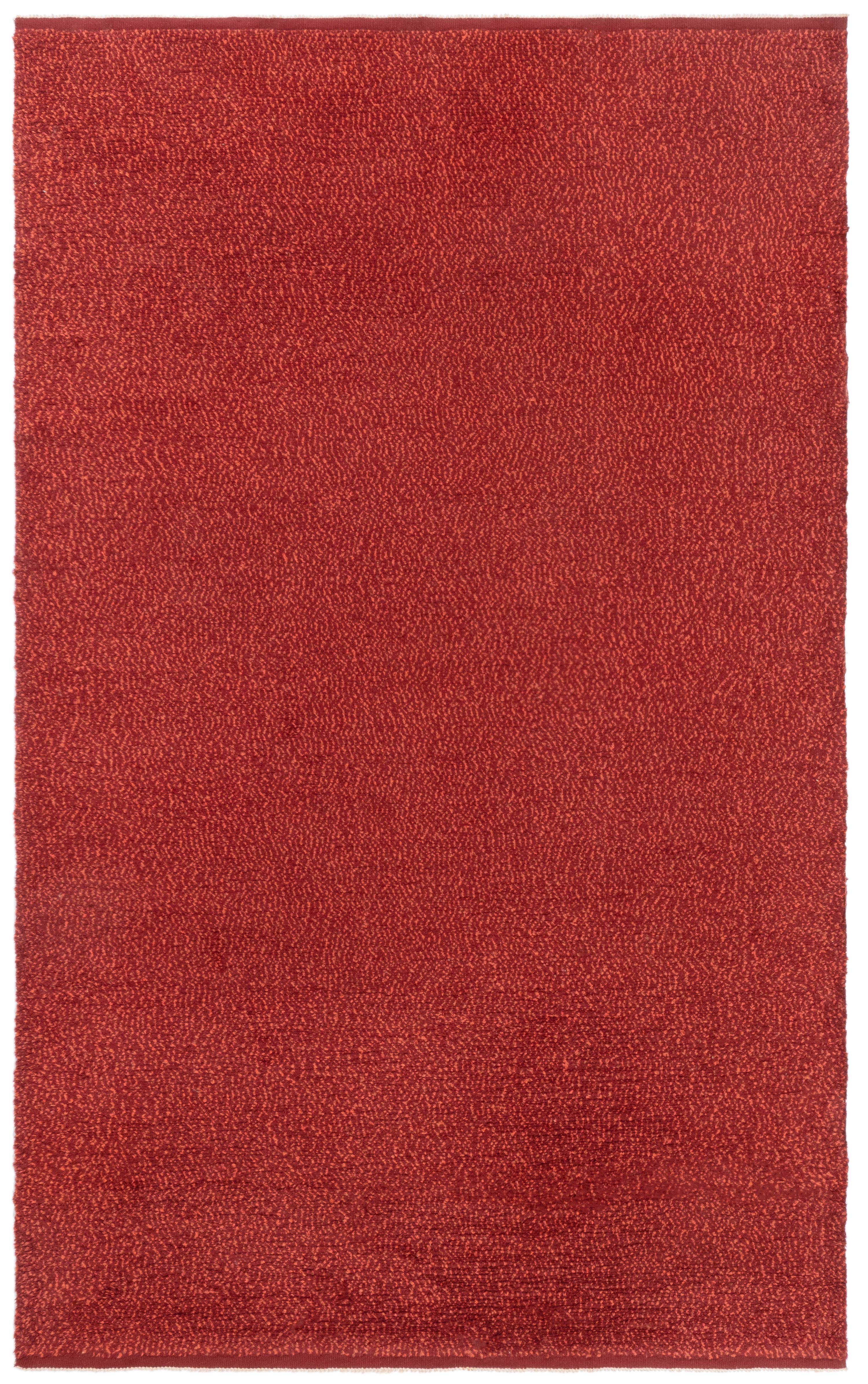 Vintage Swedish Double Woven Pile Rug in Rich Red, at Doris Leslie Blau For Sale