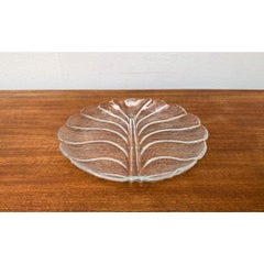 Vintage Swedish Eden Glass Plate from Orrefors 1970s