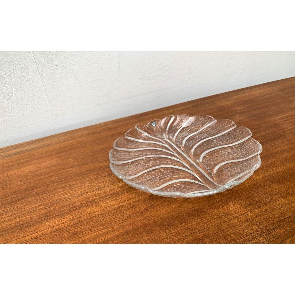 Vintage Swedish Eden Glass Plate from Orrefors 1970s In Excellent Condition For Sale In Hamburg, DE