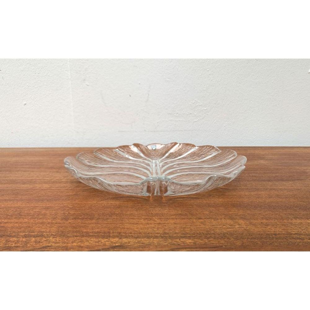 Vintage Swedish Eden Glass Plate from Orrefors 1970s For Sale 1