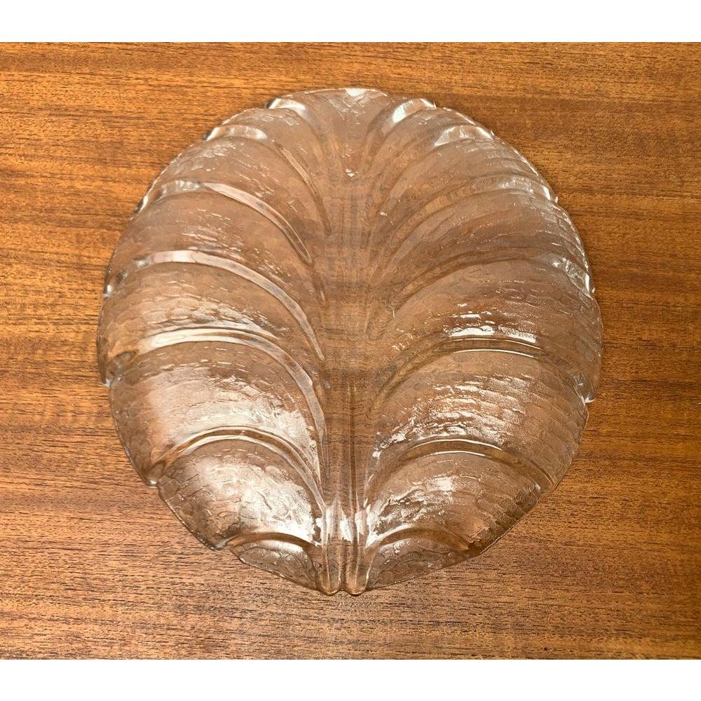 Vintage Swedish Eden Glass Plate from Orrefors 1970s For Sale 3