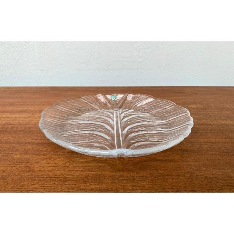 Assiette en verre Eden suédoise d'Orrefors, 1970 en vente 3
