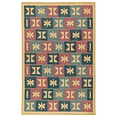 Vintage Swedish Flat-Weave by Anna Greta Sjoqvist