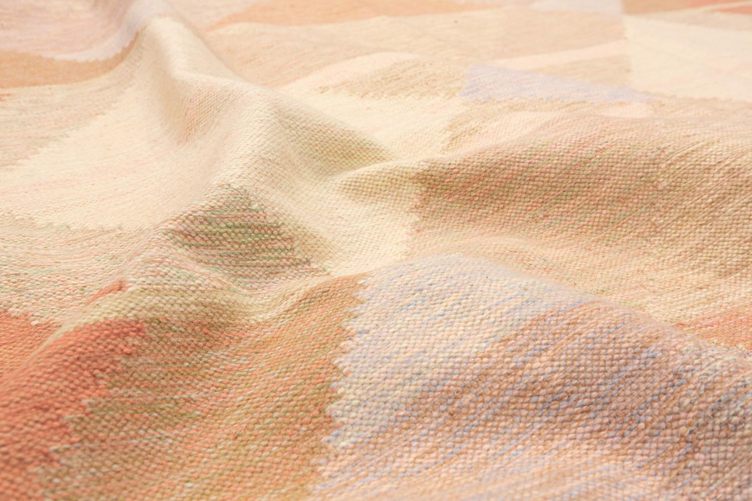 Schwedischer Flachgewebeteppich-Kelim von Anna Joanna Angstrom im Zustand „Gut“ im Angebot in Ferrara, IT