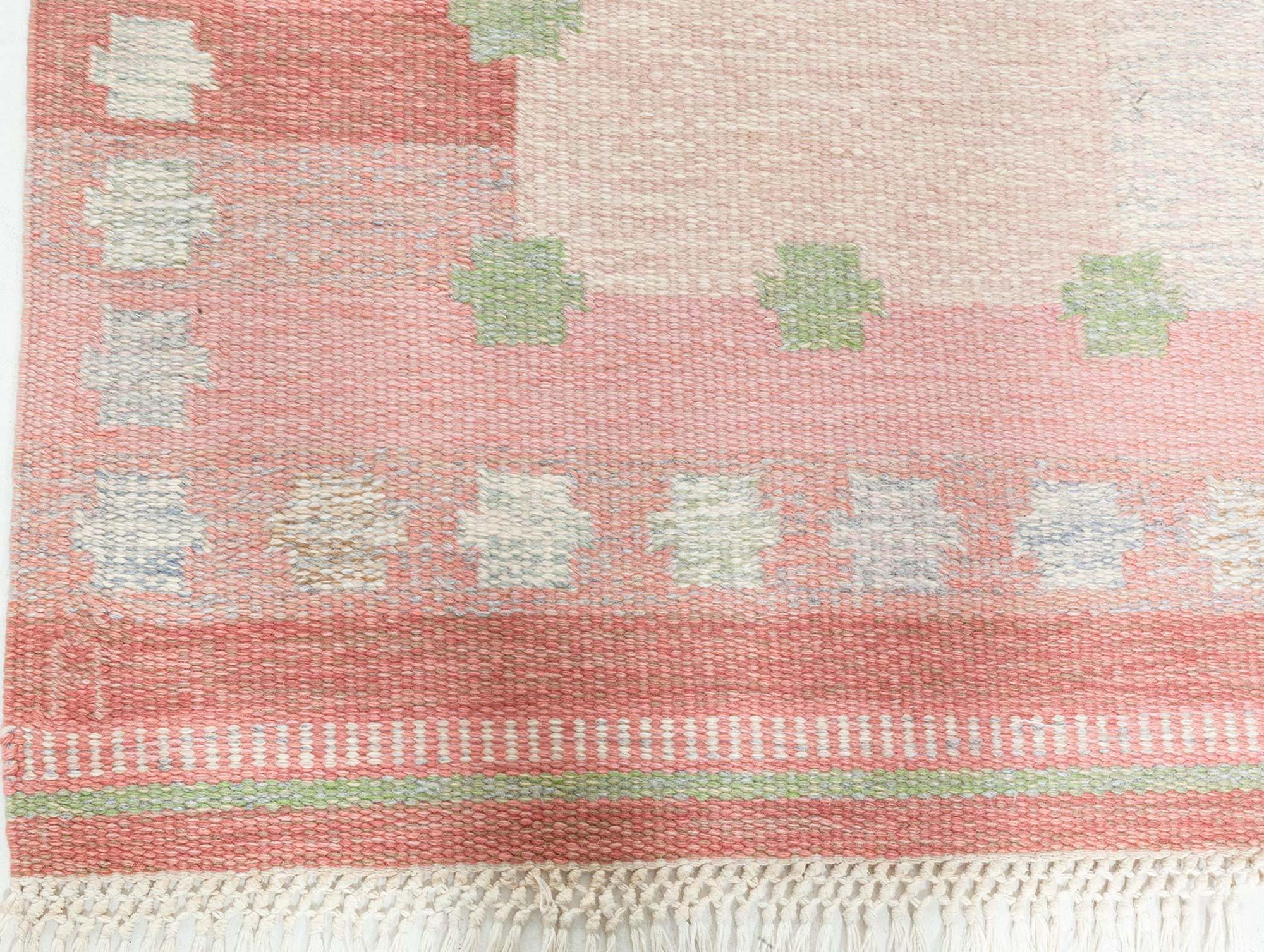 Vintage Swedish Flat-Weave Rug by Agda Österberg, circa 1950s
Taille : 5'5