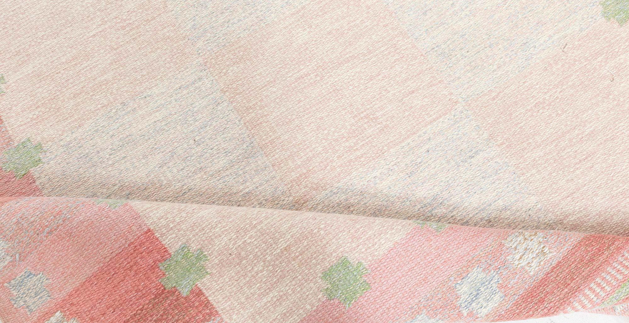 Tapis suédois vintage à armure plate d'Agda Österberg, chez Doris Leslie Blau Bon état - En vente à New York, NY