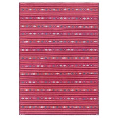 Vintage Swedish Flat Weave Rug by Barbro Nilsson, Signed MM at Doris Leslie Blau