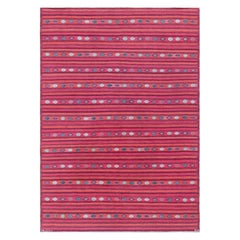 Vintage Swedish Flat Weave Rug by Barbro Nilsson, Signed MM at Doris Leslie Blau