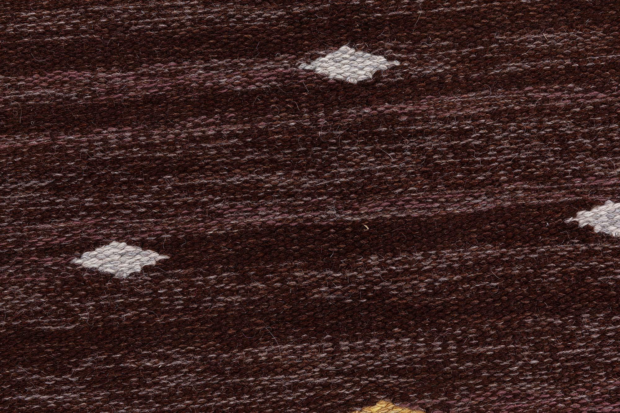 Scandinavian Modern Vintage Swedish Flat-Weave Rug by Solveig Westerberg, at Doris Leslie Blau For Sale
