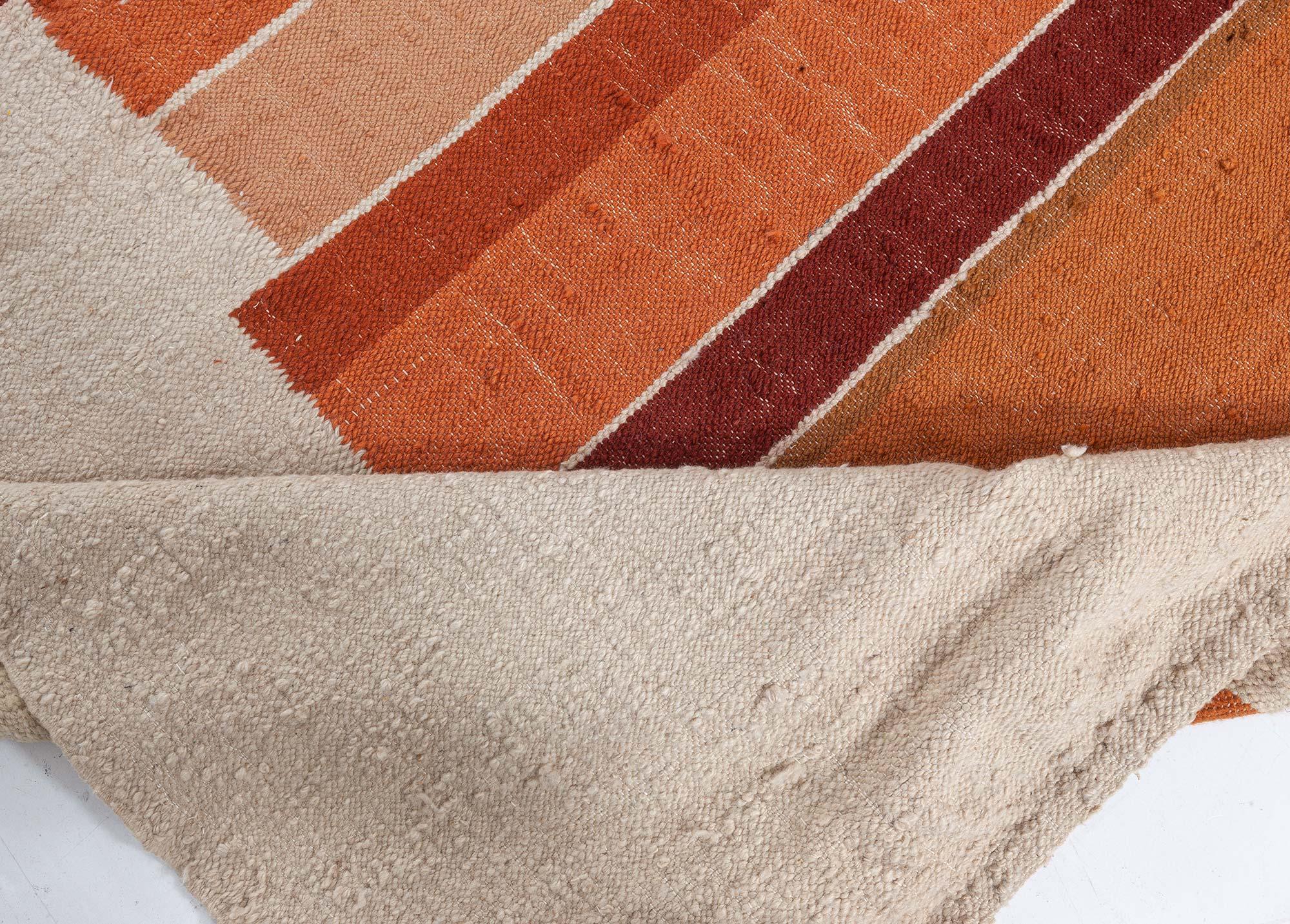 Tapis vintage suédois à motifs rayés
Taille : 279 × 337 cm (9'2