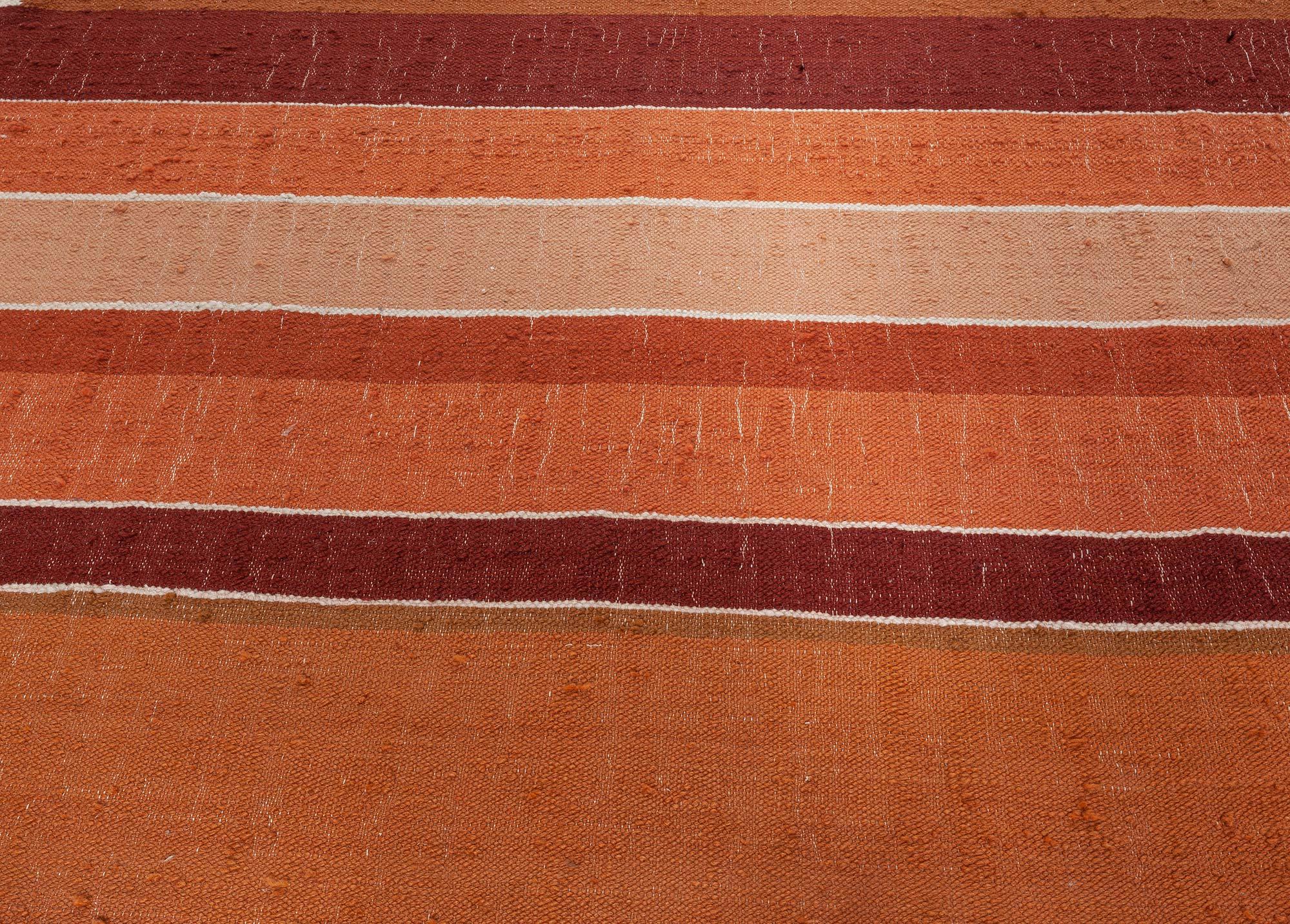 Tissé à la main Tapis suédois à tissage plat, Doris Leslie Blau en vente