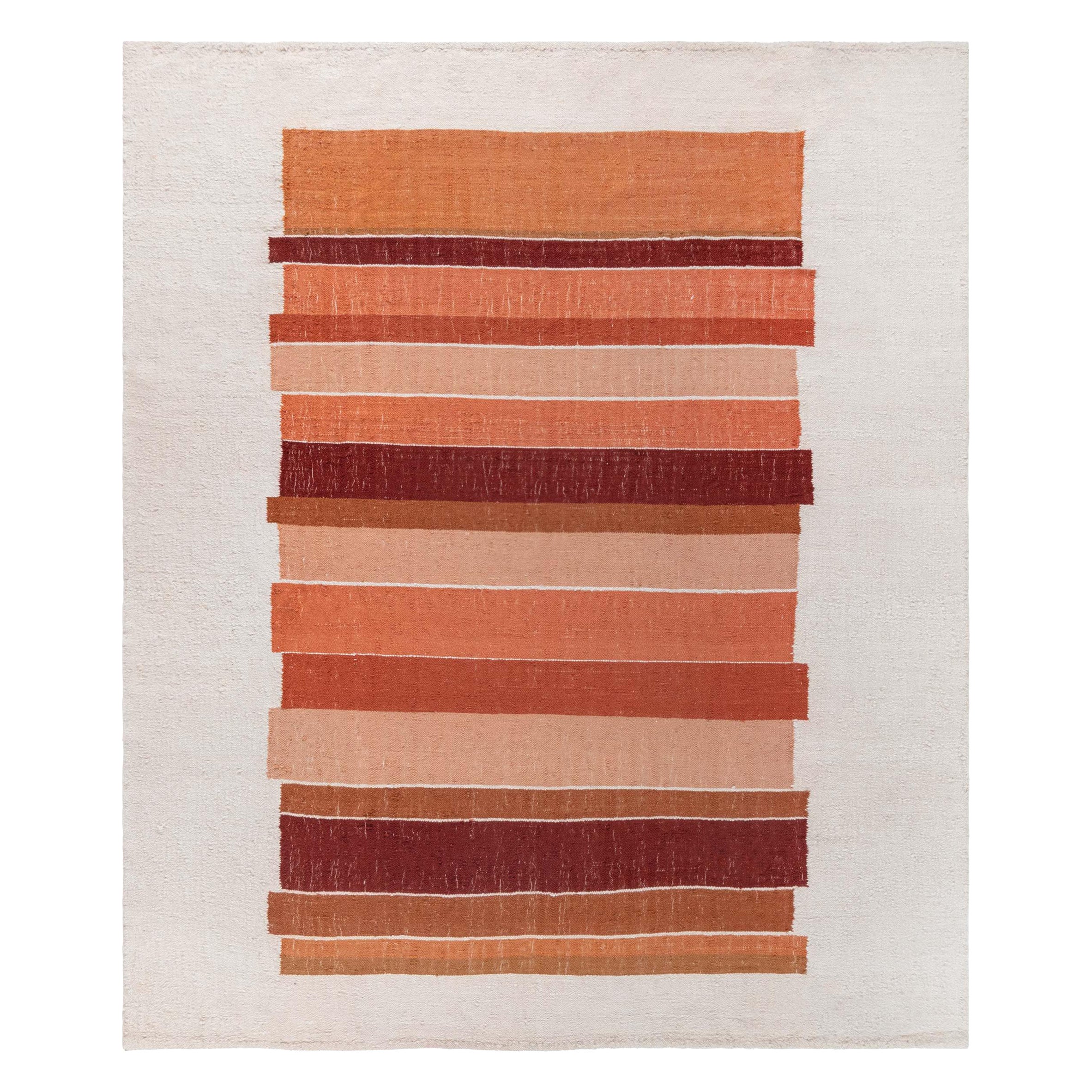 Tappeto svedese vintage a trama piatta, Doris Leslie Blau