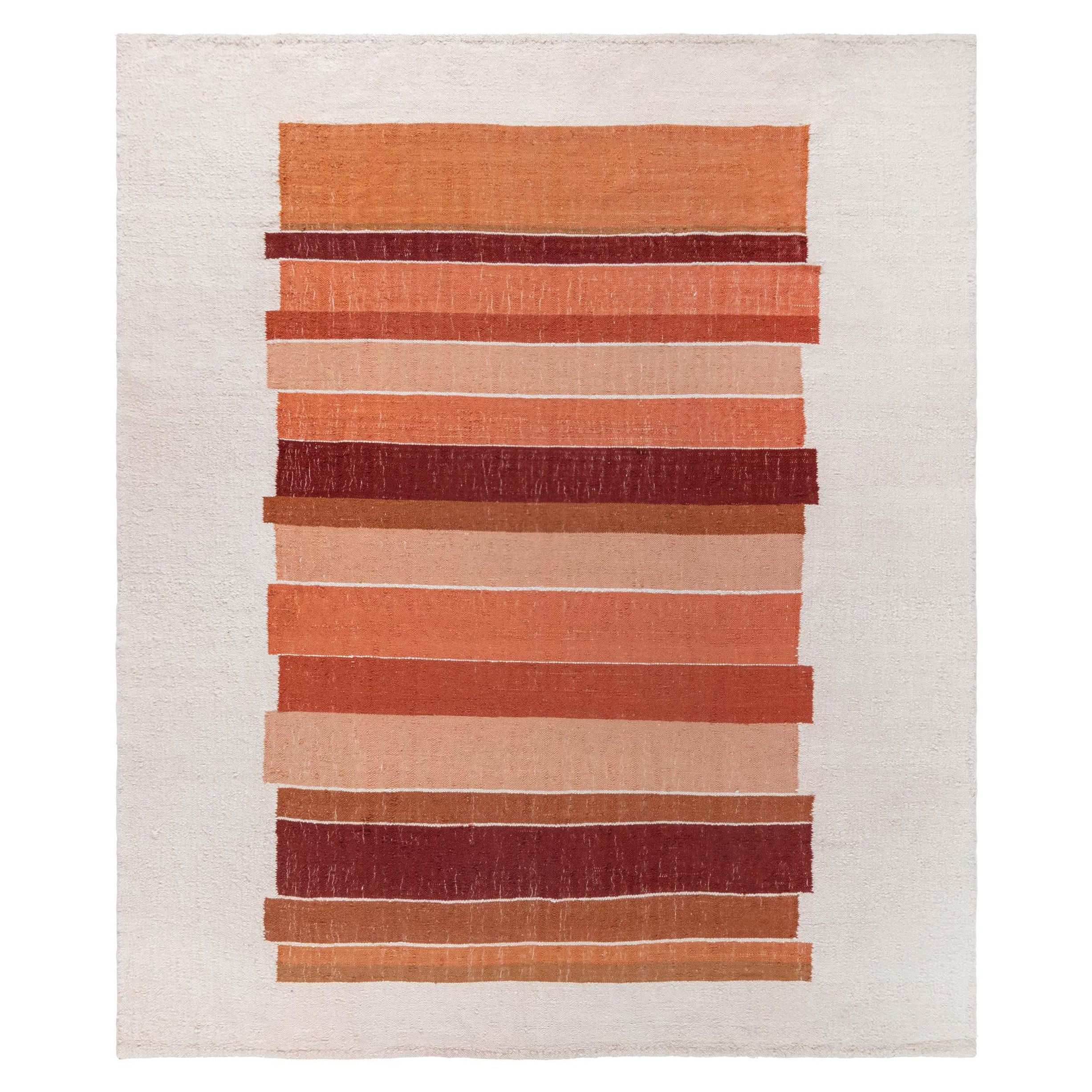 Vintage Swedish Flat-Weave Rug, Doris Leslie Blau For Sale