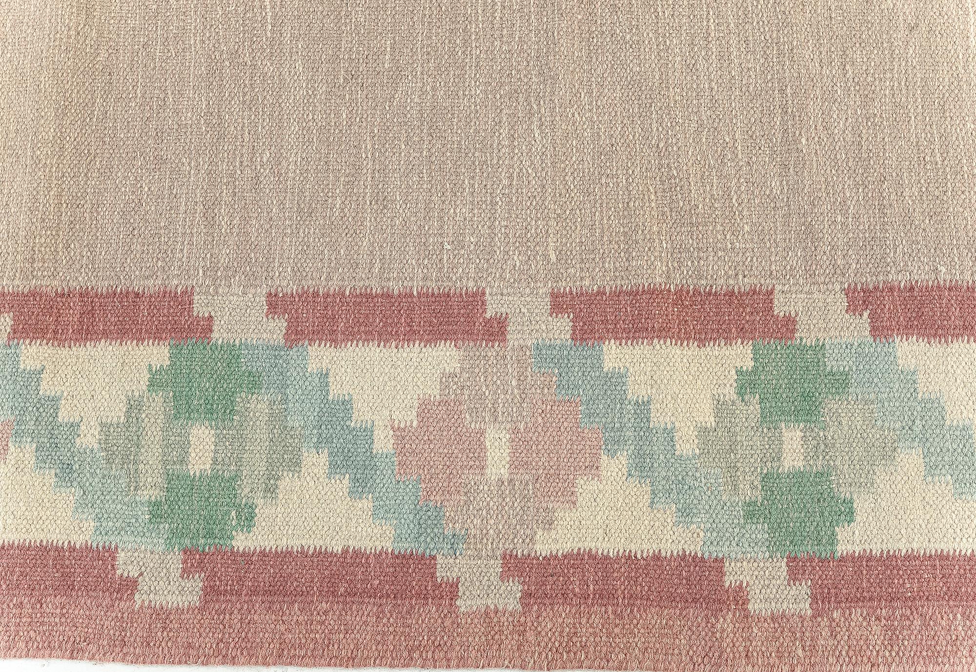 Schwedischer Flachgewebe-Teppich (Moderne der Mitte des Jahrhunderts) im Angebot