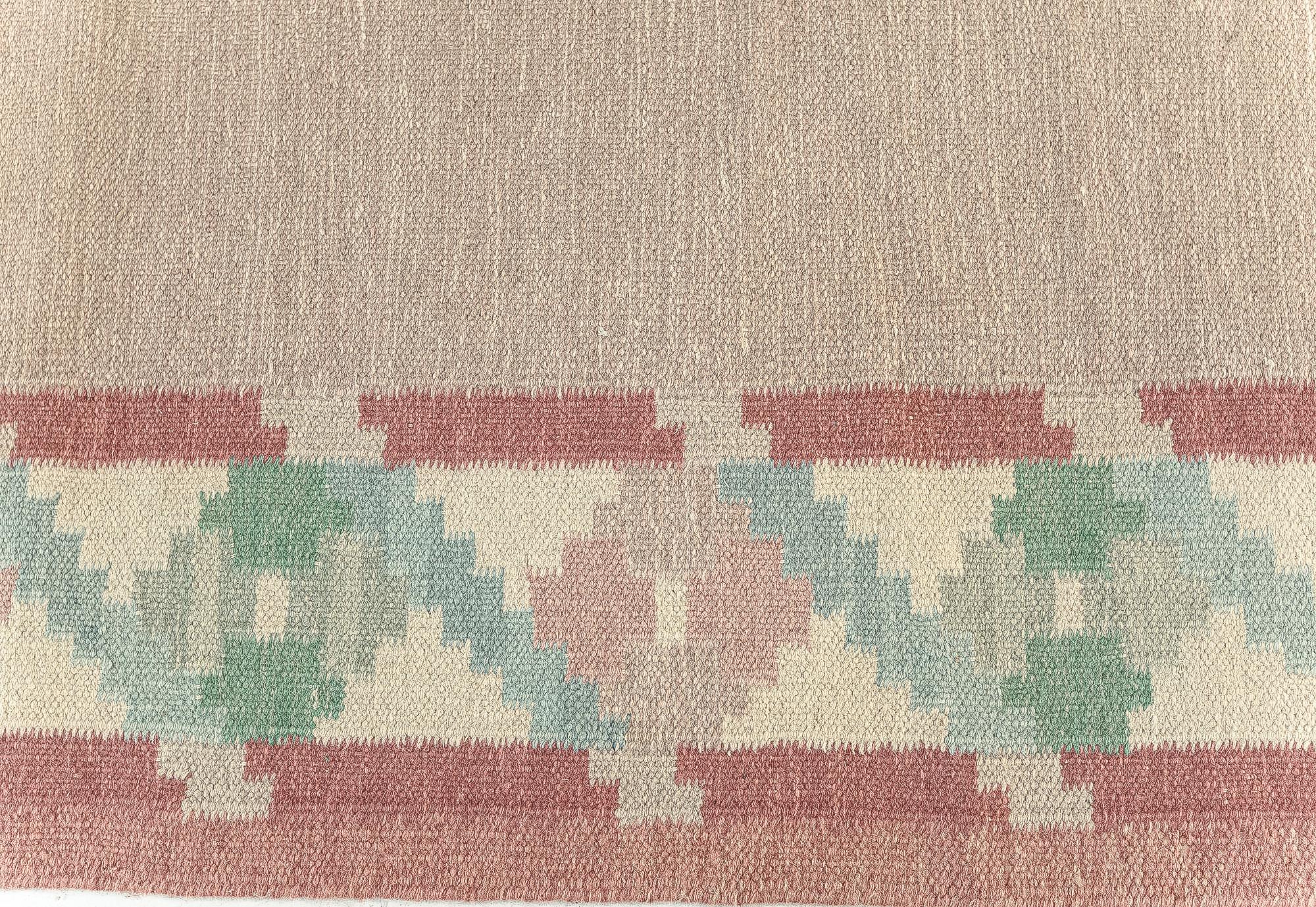 Alfombra sueca vintage de tejido plano Moderno de mediados de siglo en venta