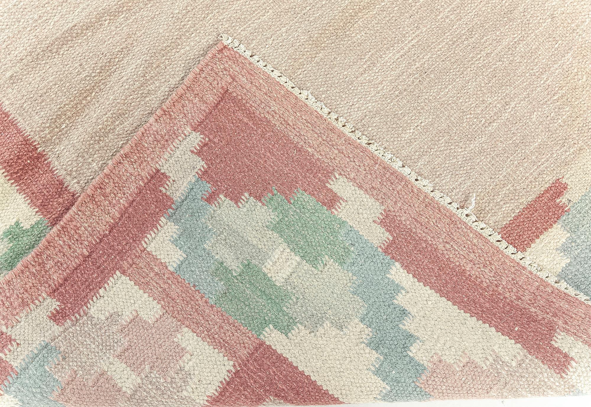Alfombra sueca vintage de tejido plano siglo XX en venta
