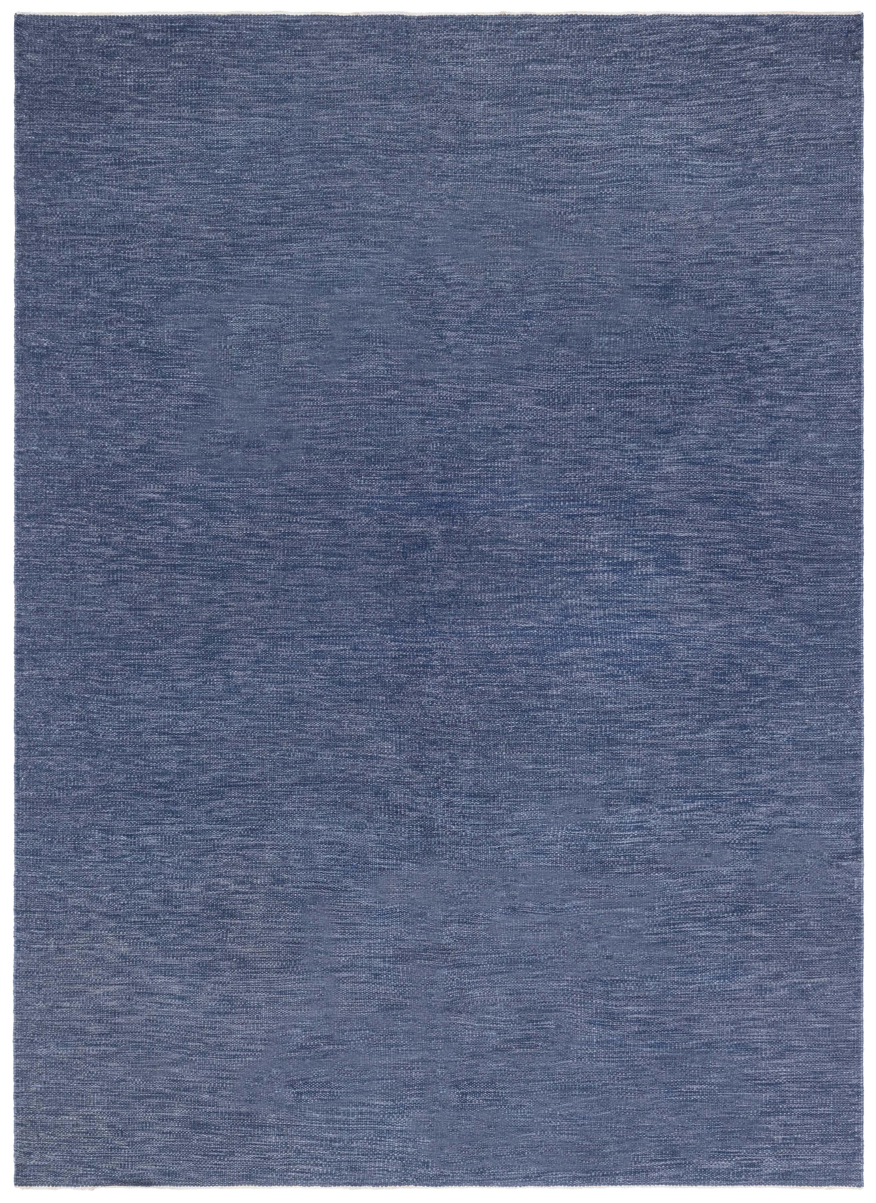 Vintage Swedish Flat-Weave Rug in Deep Indigo, at Doris Leslie Blau For Sale
