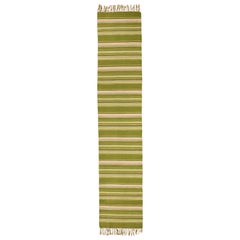 Vintage Swedish Flat Weave Runner