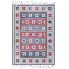 Vintage Swedish Flat Woven Rug by Anna Greta Sjokvist at Doris Leslie Blau