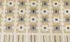 Vintage Swedish Flat Woven Rug by Berit Koenig at Doris Leslie Blau