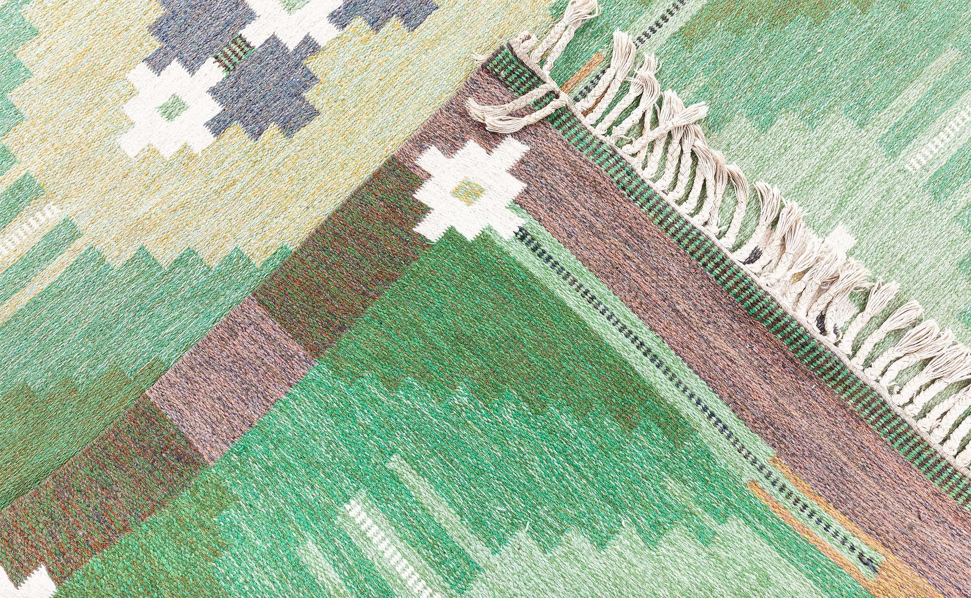 Tapis suédois tissé à plat Doris Leslie Blau en vente 1