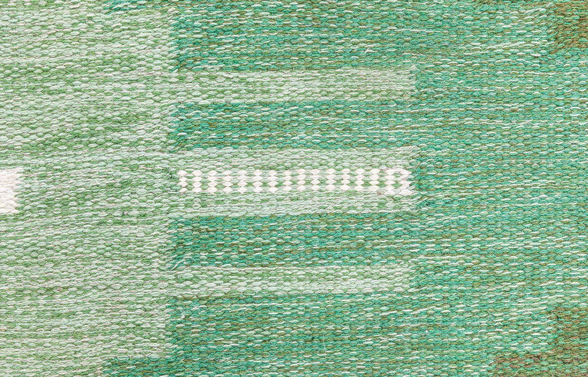 XX secolo Tappeto svedese vintage a tessitura piatta Doris Leslie Blau in vendita