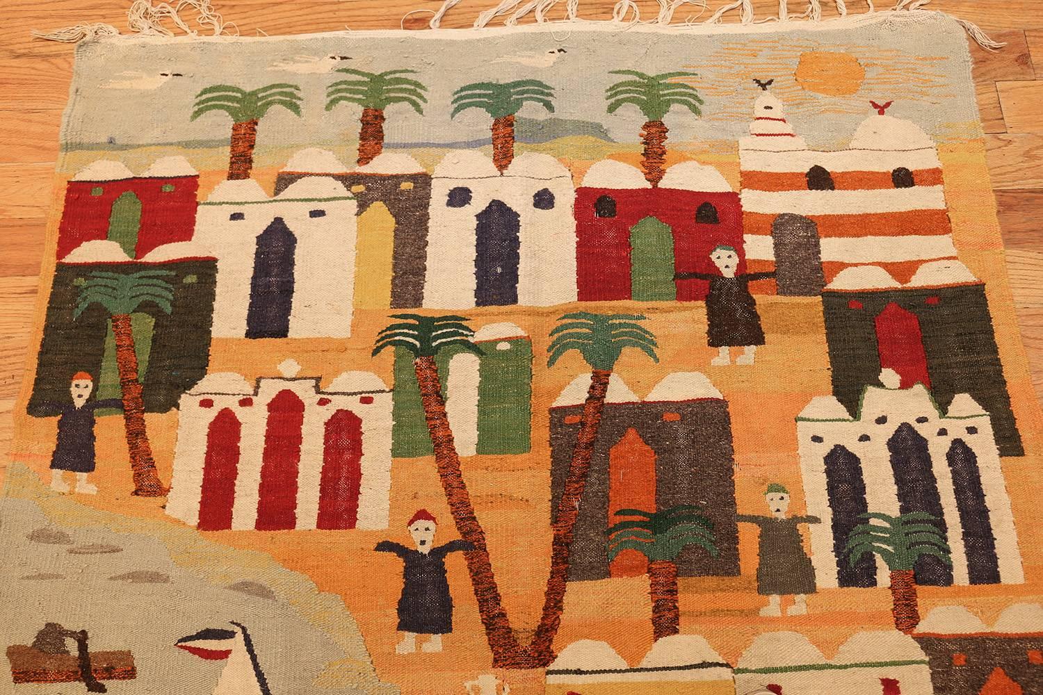 Vintage Swedish Folk Art Tapestry. 4 ft 2 in x 6 ft 7 in In Excellent Condition For Sale In New York, NY
