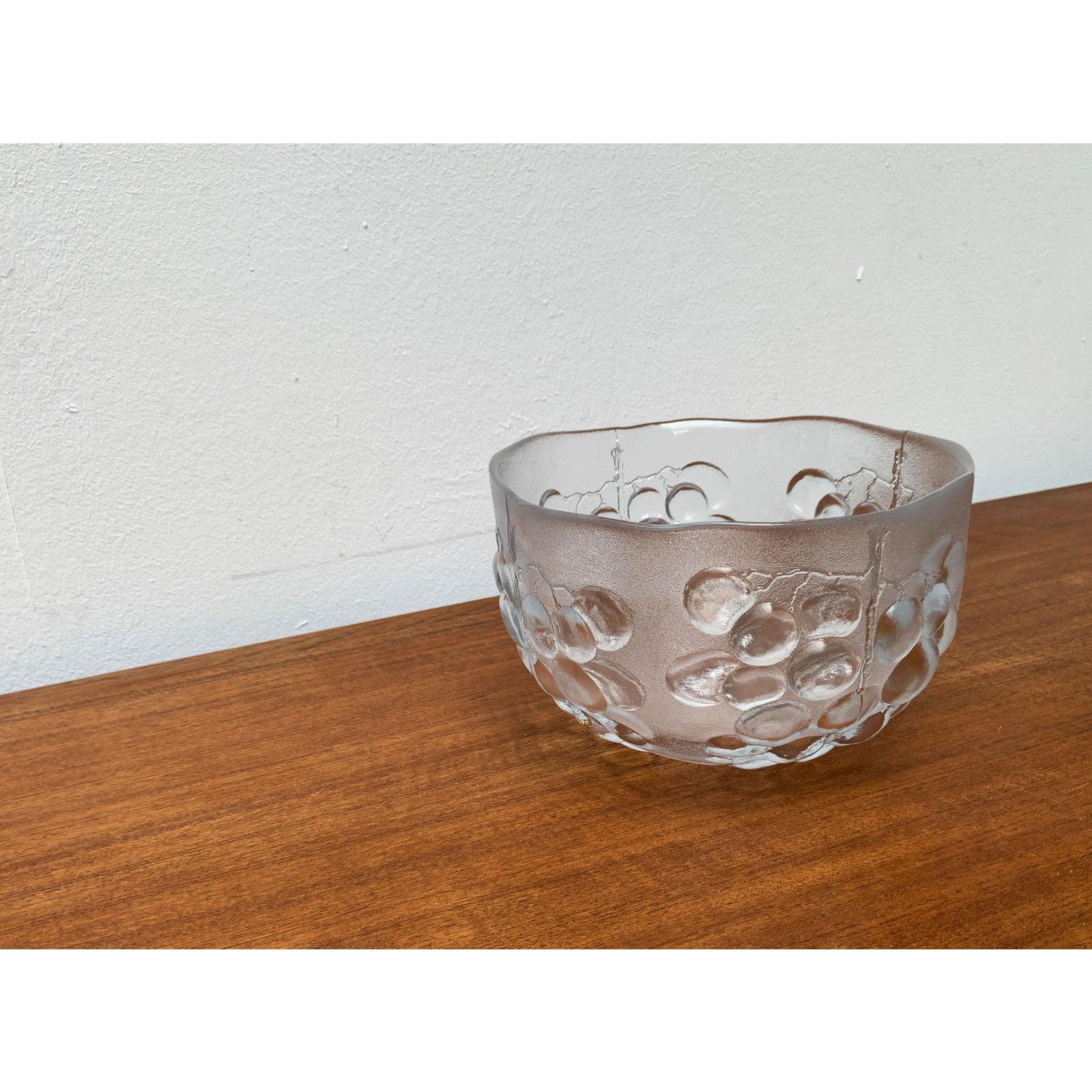 Schwedische Glasschale von Ann Wärff für Kosta Boda, 1970er Jahre im Zustand „Hervorragend“ im Angebot in Hamburg, DE
