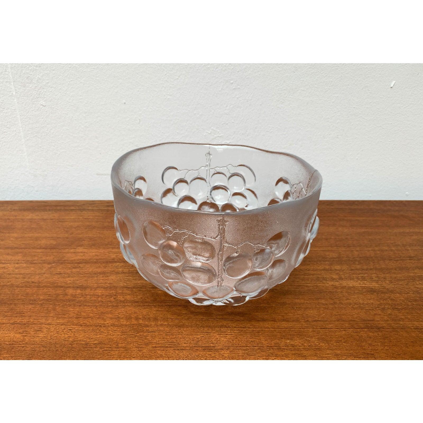 Schwedische Glasschale von Ann Wärff für Kosta Boda, 1970er Jahre im Angebot 1