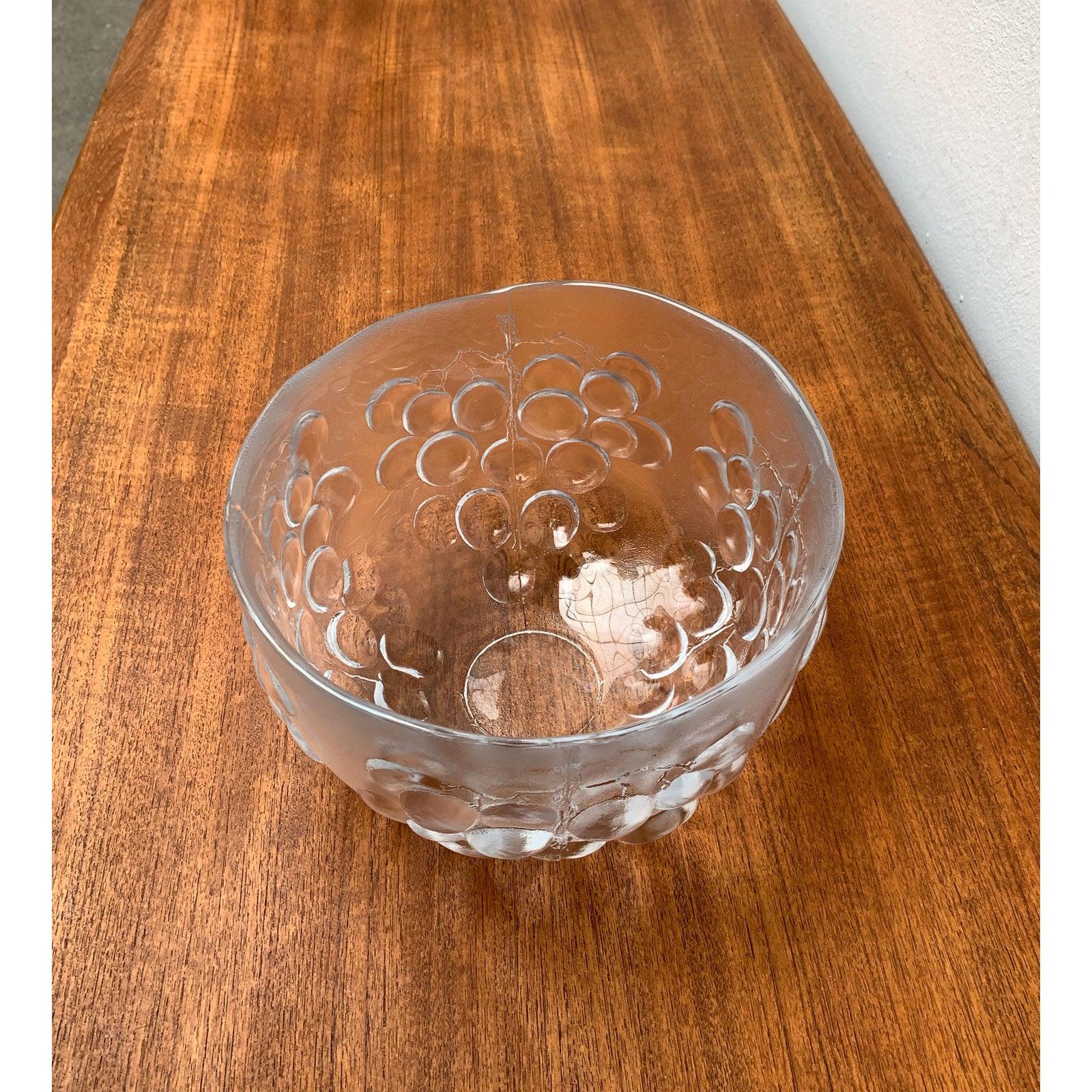 Schwedische Glasschale von Ann Wärff für Kosta Boda, 1970er Jahre im Angebot 2