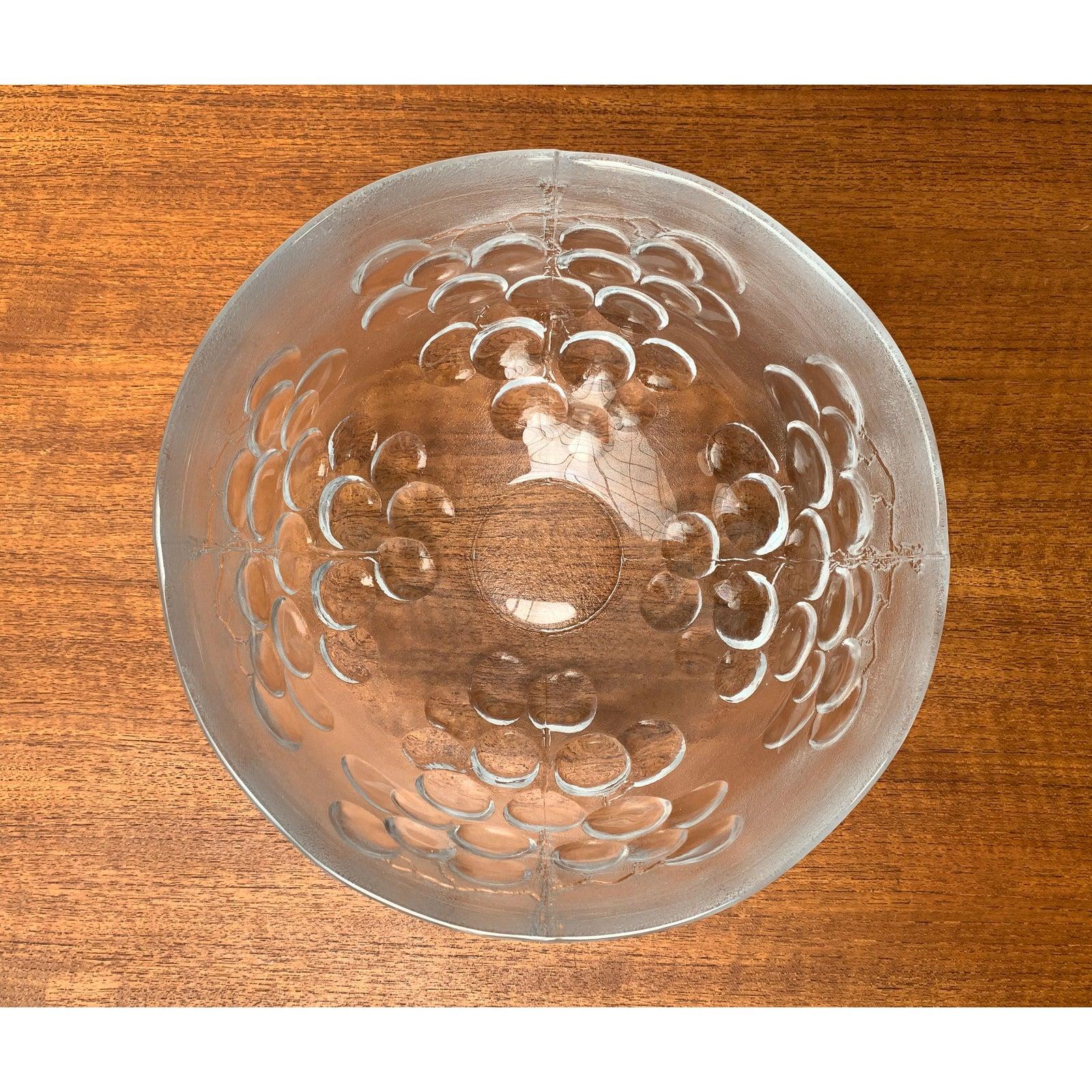 Schwedische Glasschale von Ann Wärff für Kosta Boda, 1970er Jahre im Angebot 3