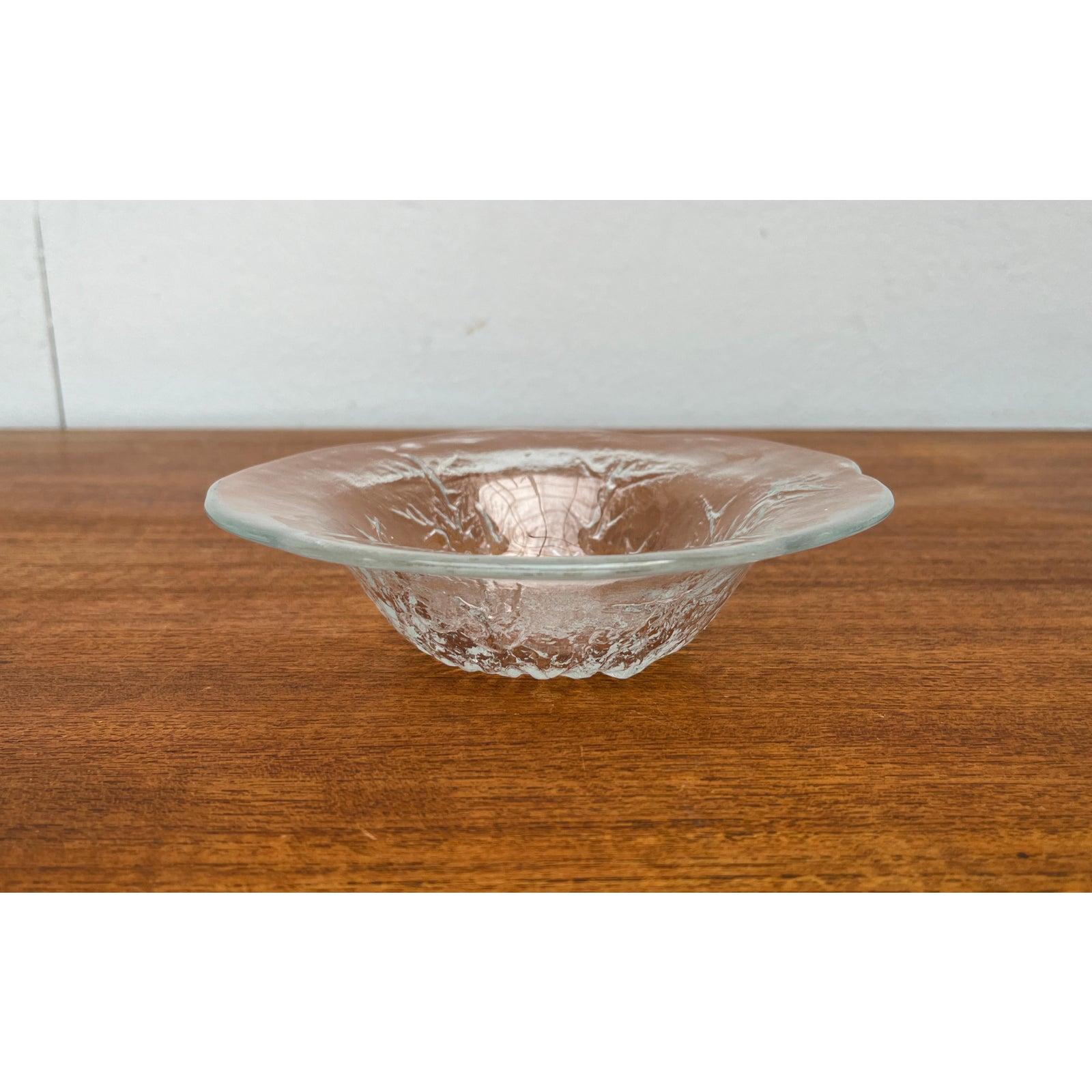 Schwedische Glasschale von Ann Wärff für Kosta Boda, 1970er Jahre im Angebot 3