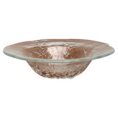 Vintage Swedish Glass Bowl by Ann Wärff for Kosta Boda, 1970s
