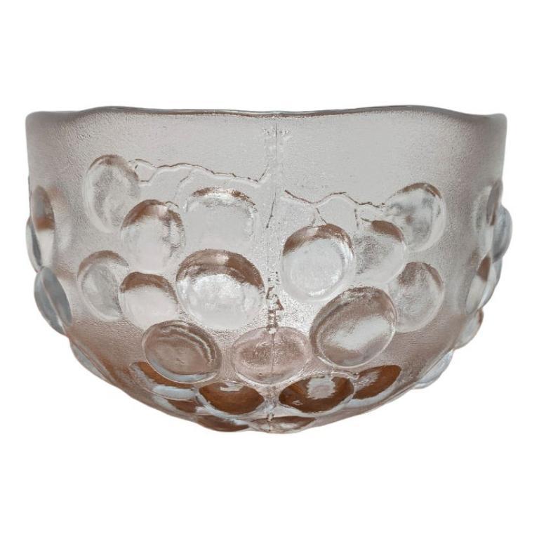 Vintage Swedish Glass Bowl by Ann Wärff for Kosta Boda, 1970s