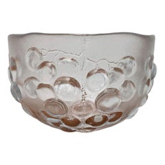 Vintage Swedish Glass Bowl by Ann Wärff for Kosta Boda, 1970s