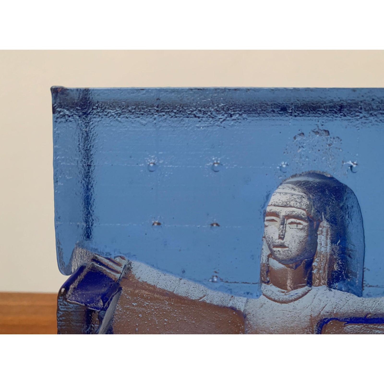 Escultura sueca vintage de cristal serie Icono Dios de Bertil Vallien en Excelente estado para la venta en Hamburg, DE