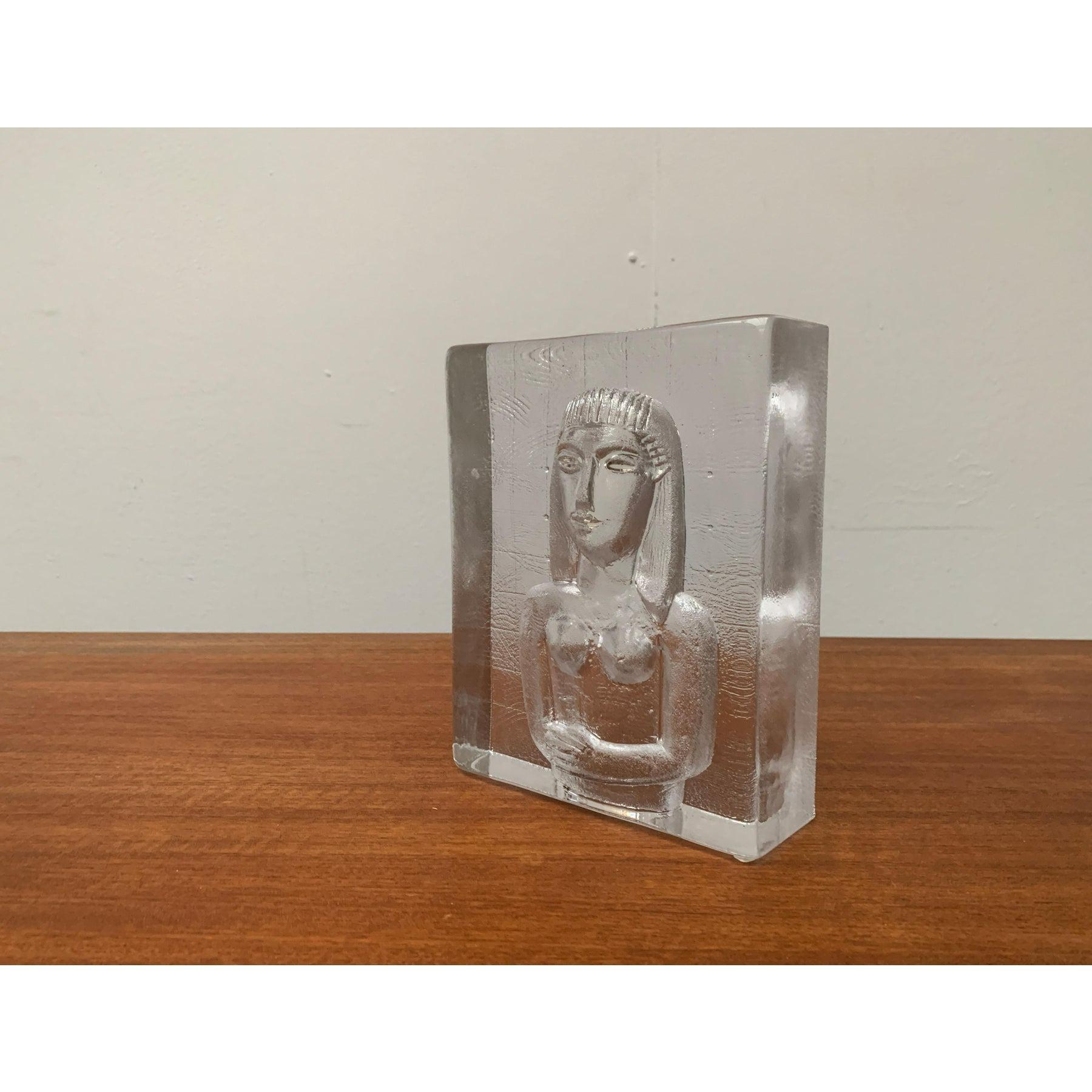 Scultura svedese d'epoca della fanciulla della serie Icon di Bertil Vallien, anni '70 in vendita 6