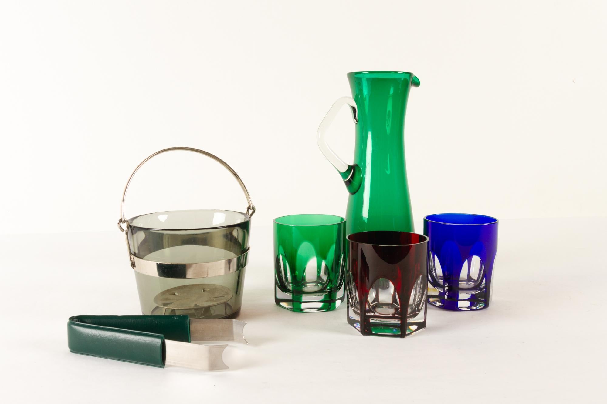 Schwedische Vintage Vintage-Glaswaren, 1960er Jahre, Set 5 im Angebot 5