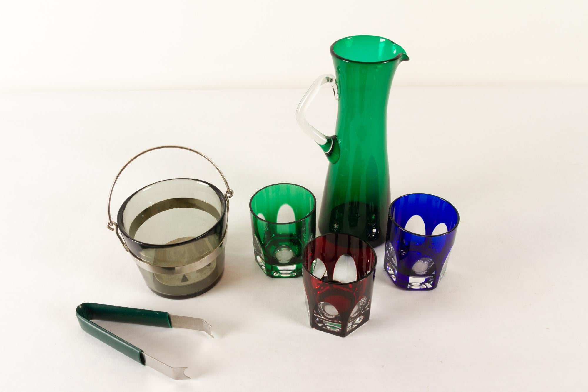 Vintage Swedish Glassware 1960s Set 5 For Sale 4