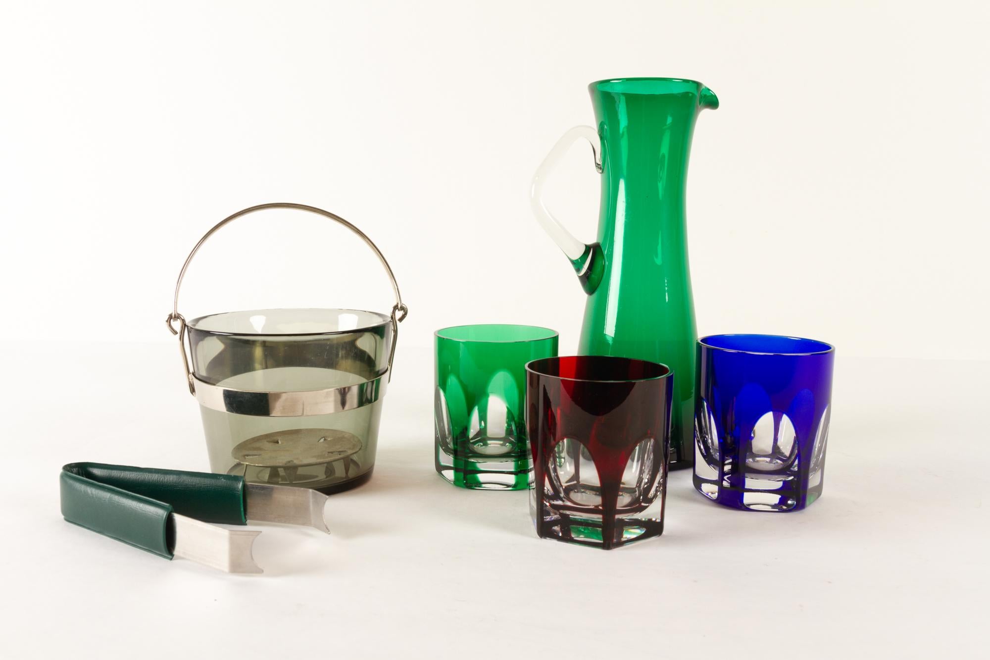 Schwedische Vintage Vintage-Glaswaren, 1960er Jahre, Set 5 im Angebot 4