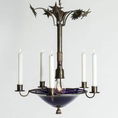 Vintage Swedish Grace Ceiling Light, Sweden, 1920s