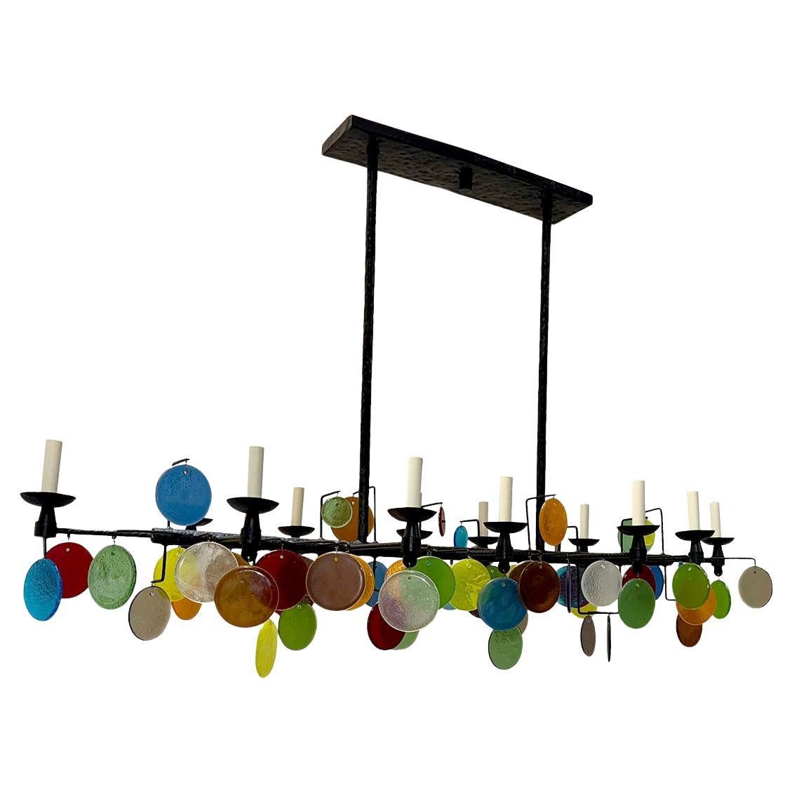 Lustre horizontal suédois vintage en vente