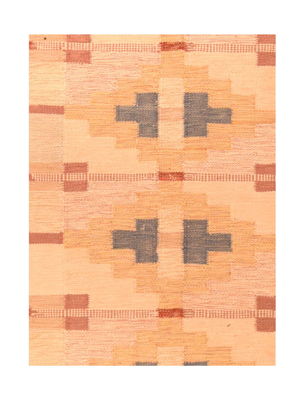 Kilim sueco vintage 4'6'' x 6'5'' en Bueno estado para la venta en New York, NY